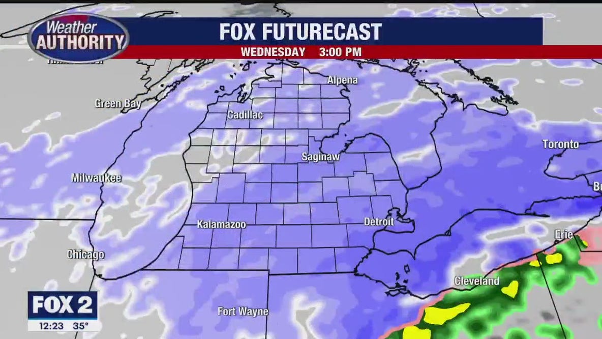 Southeast Michigan snow: 3 to 5 inches expected on Wednesday